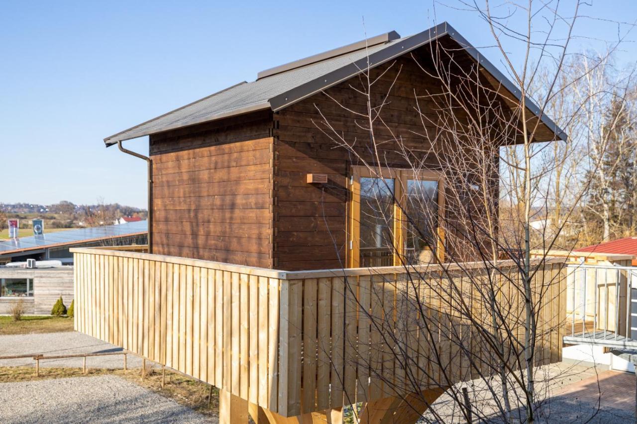 Baumhaus Im Herzen Vom Unterallgaeu Erkheim Exterior foto